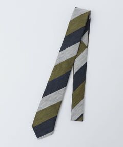 SHIPS / シップス ネクタイ | MARCEL LASSANCE: リネン シルク ストライプ タイ