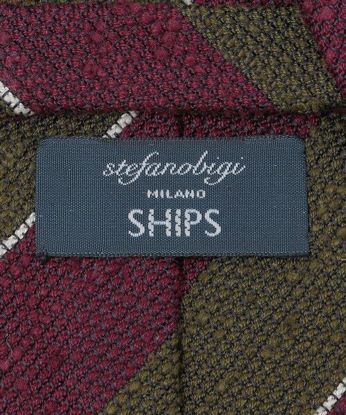 SHIPS / シップス ネクタイ | Stefanobigi: シルク シャンタン グレナディン ストライプ ネクタイ | 詳細6
