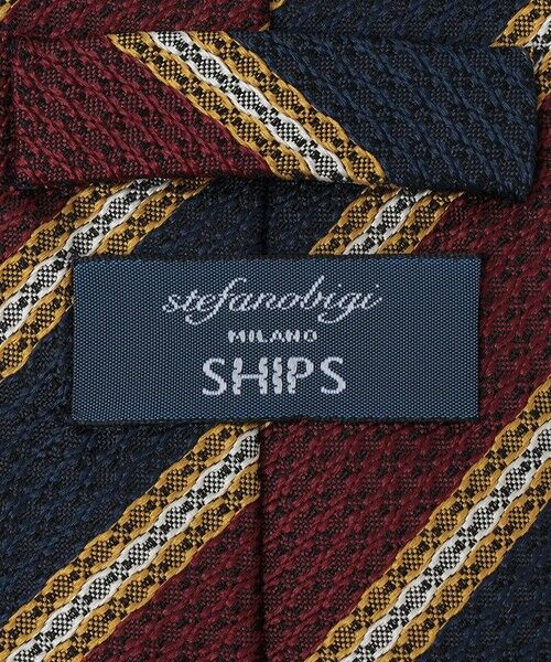 SHIPS / シップス ネクタイ | Stefanobigi: シルク ジャカード レジメンタル ストライプ ネクタイ | 詳細2