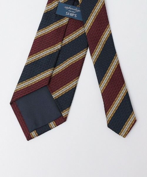 SHIPS / シップス ネクタイ | Stefanobigi: シルク ジャカード レジメンタル ストライプ ネクタイ | 詳細3