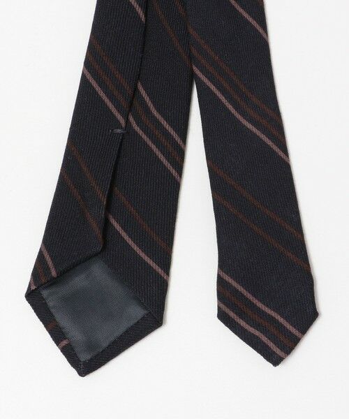SHIPS / シップス ネクタイ | MARCEL LASSANCE: WOOL TRIPLE STRIPE NARROW TIE | 詳細1