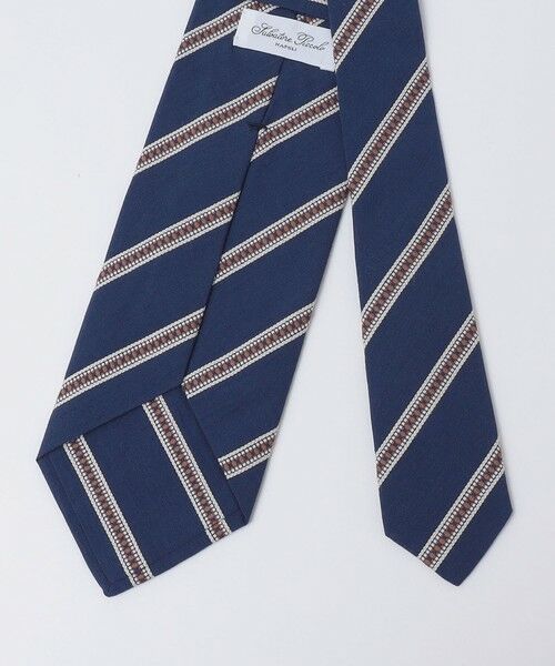 SHIPS / シップス ネクタイ | Salvatore Piccolo: ブロイダリー ストライプ ネクタイ | 詳細1