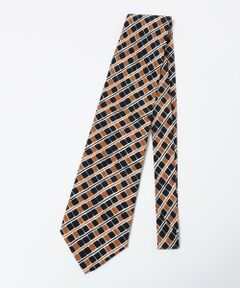 SHIPS / シップス ネクタイ | Fratelli Luigi: スクエア ストライプ プリント ネクタイ