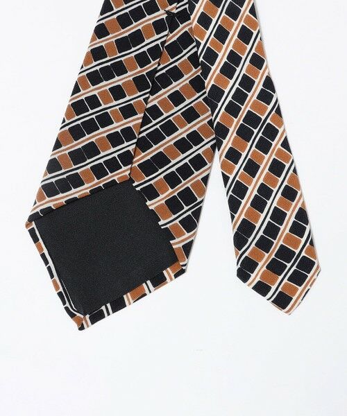 SHIPS / シップス ネクタイ | Fratelli Luigi: スクエア ストライプ プリント ネクタイ | 詳細1