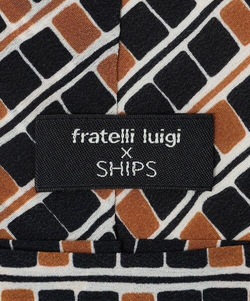 SHIPS / シップス ネクタイ | Fratelli Luigi: スクエア ストライプ プリント ネクタイ | 詳細2
