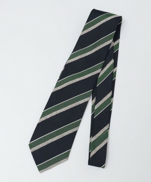 SHIPS / シップス ネクタイ | Stefanobigi: シルク コットン メランジ ストライプ ネクタイ | 詳細3