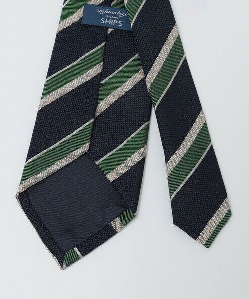SHIPS / シップス ネクタイ | Stefanobigi: シルク コットン メランジ ストライプ ネクタイ | 詳細5