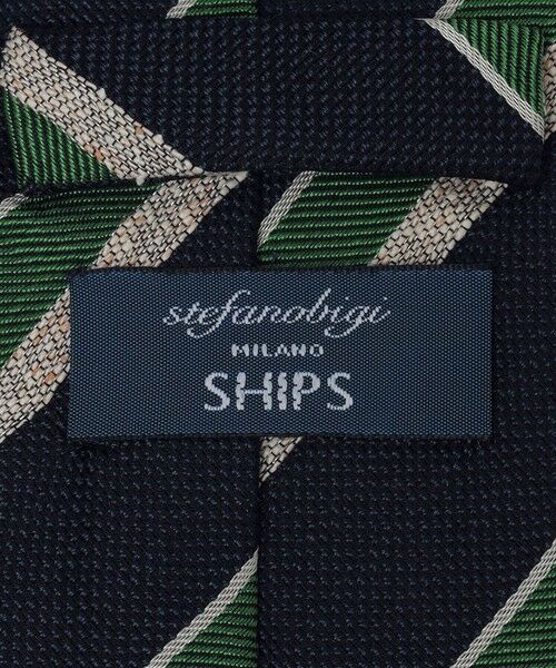 SHIPS / シップス ネクタイ | Stefanobigi: シルク コットン メランジ ストライプ ネクタイ | 詳細6