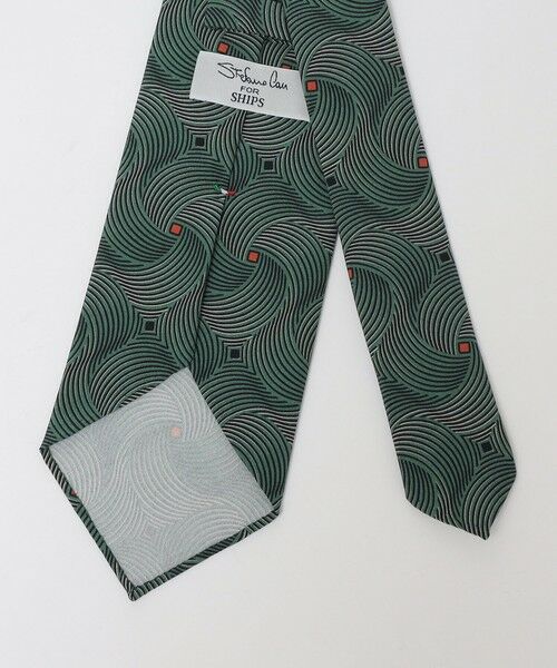 SHIPS / シップス ネクタイ | 【SHIPS別注】Stefano cau: スワール柄 プリント ネクタイ | 詳細1