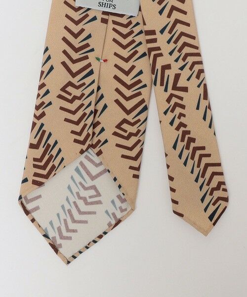 SHIPS / シップス ネクタイ | 【SHIPS別注】Stefano cau: ヘリン プリント ネクタイ | 詳細1