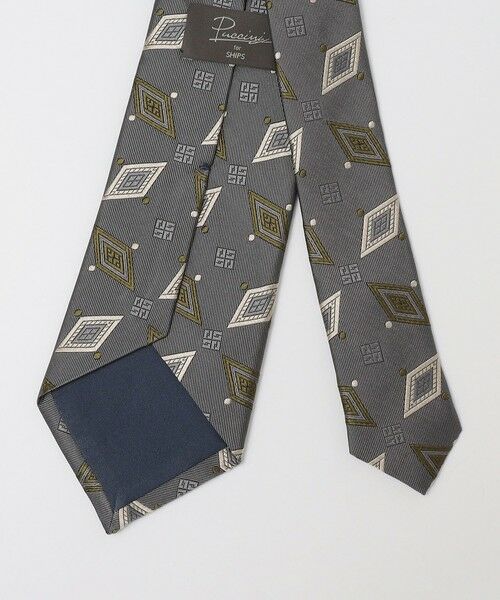 SHIPS / シップス ネクタイ | Puccini: シルク スクエア シャドウ 小紋 ネクタイ | 詳細1