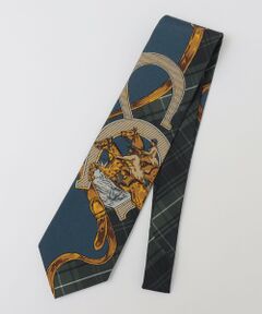SHIPS / シップス ネクタイ | Puccini: シルク 乗馬柄 プリント ネクタイ