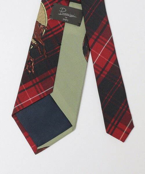 SHIPS / シップス ネクタイ | Puccini: シルク 乗馬柄 プリント ネクタイ | 詳細1