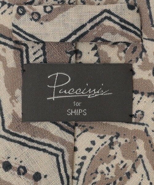 SHIPS / シップス ネクタイ | Puccini: リネン バティック柄 プリント ネクタイ | 詳細3