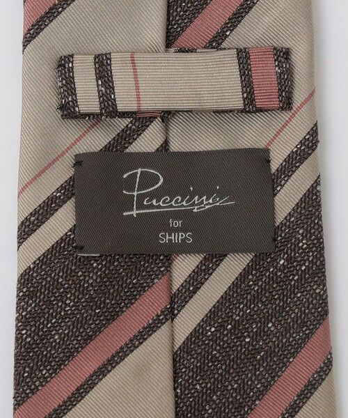 SHIPS / シップス ネクタイ | Puccini: シルク メランジ ヘリンボーン ストライプ タイ | 詳細2