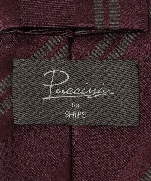 SHIPS / シップス ネクタイ | Puccini: シルク サテン レップ ストライプ タイ | 詳細2