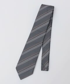 SHIPS / シップス ネクタイ | Puccini: シルク ジャカード レップ ストライプ  タイ