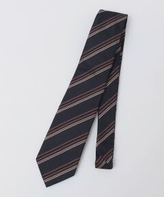 SHIPS / シップス ネクタイ | Puccini: シルク ジャカード レップ ストライプ  タイ