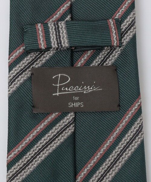 SHIPS / シップス ネクタイ | Puccini: シルク ジャカード レップ ストライプ  タイ | 詳細2
