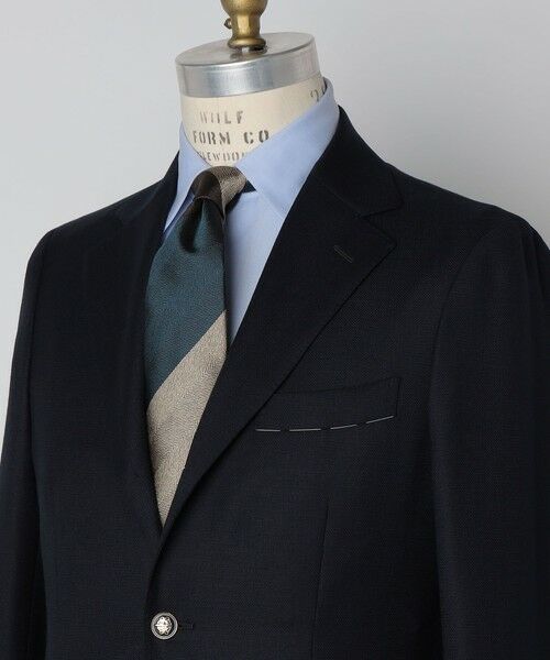 SHIPS / シップス ネクタイ | SHIPS: シルク ヘリンボーン ワイド ストライプ ネクタイ | 詳細2