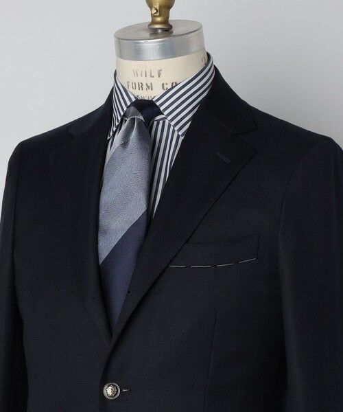 SHIPS / シップス ネクタイ | SHIPS: シルク ヘリンボーン ワイド ストライプ ネクタイ | 詳細17