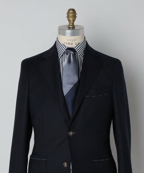 SHIPS / シップス ネクタイ | SHIPS: シルク ヘリンボーン ワイド ストライプ ネクタイ | 詳細16