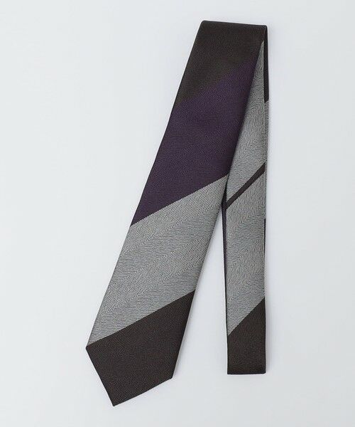 SHIPS / シップス ネクタイ | SHIPS: シルク ヘリンボーン ワイド ストライプ ネクタイ | 詳細27