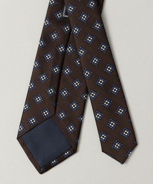 SHIPS / シップス ネクタイ | SHIPS: シルク スクエア コモン柄 ネクタイ | 詳細1