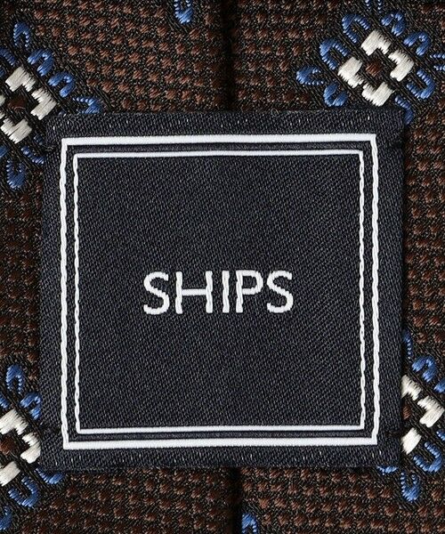 SHIPS / シップス ネクタイ | SHIPS: シルク スクエア コモン柄 ネクタイ | 詳細2