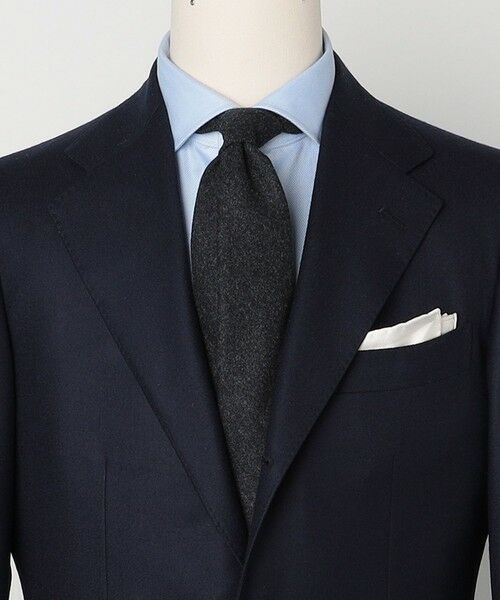 SHIPS / シップス ネクタイ | SHIPS: ウール カノニコ 無地 ネクタイ | 詳細4