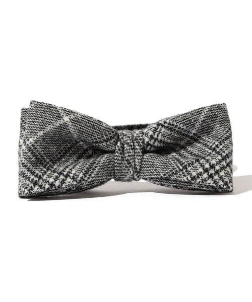 SHIPS / シップス ネクタイ | Southwick: AWC ウール グレンチェック ボウタイ（ダークグレー）