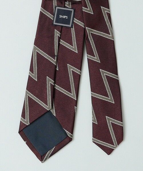 SHIPS / シップス ネクタイ | Puccini: ブリティッシュ ジグザグ ストライプ ネクタイ | 詳細3