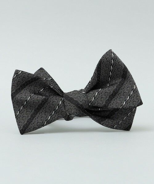 SHIPS / シップス ネクタイ | Puccini: フォーマル ワイドストライプ 蝶ネクタイ | 詳細1