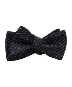 SHIPS / シップス ネクタイ | Puccini: フォーマル ピンストライプ 蝶ネクタイ