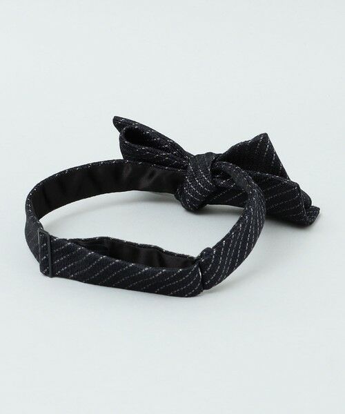 SHIPS / シップス ネクタイ | Puccini: フォーマル ピンストライプ 蝶ネクタイ | 詳細3