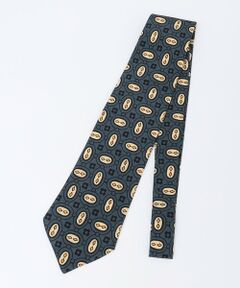 SHIPS / シップス ネクタイ | Fratelli Luigi: シルク プリント チェーン ネクタイ