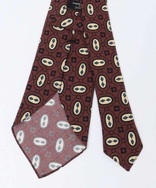 SHIPS / シップス ネクタイ | Fratelli Luigi: シルク プリント チェーン ネクタイ | 詳細1