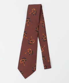 SHIPS / シップス ネクタイ | Puccini: シルク ウール ホースビット プリント ネクタイ