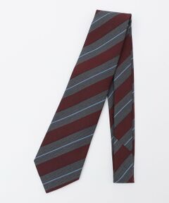 SHIPS / シップス ネクタイ | Errico Formicola: シルク/コットン ジャカードストライプ ネクタイ