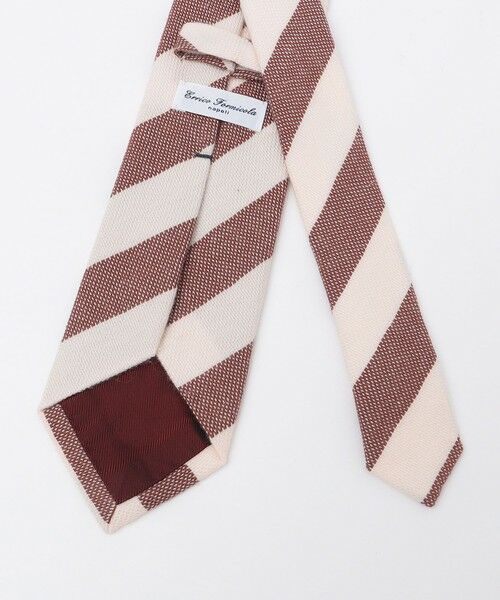 SHIPS / シップス ネクタイ | Errico Formicola: ウール/シルク ストライプ ネクタイ | 詳細1