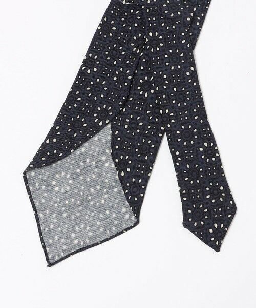 SHIPS / シップス ネクタイ | Fratelli Luigi: メダリオン ウール プリント ネクタイ | 詳細1