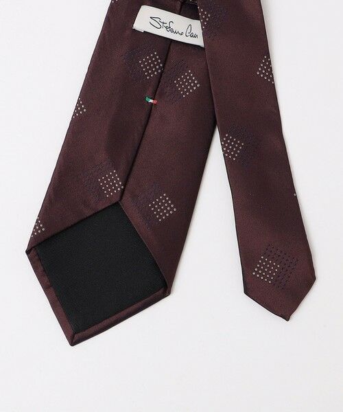SHIPS / シップス ネクタイ | 【SHIPS別注】Stefano cau: シルク ジャカード スクエア コモン ネクタイ | 詳細1