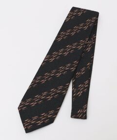 SHIPS / シップス ネクタイ | 【SHIPS別注】Stefano Cau: ウール プリント メランジ ストライプ ネクタイ