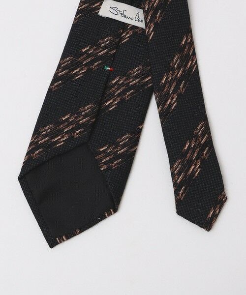 SHIPS / シップス ネクタイ | 【SHIPS別注】Stefano Cau: ウール プリント メランジ ストライプ ネクタイ | 詳細1