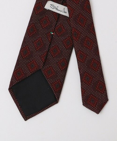 SHIPS / シップス ネクタイ | 【SHIPS別注】Stefano Cau:ウール プリント ドット コモン ネクタイ | 詳細1