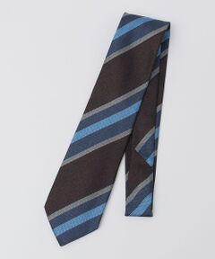 SHIPS / シップス ネクタイ | SHIPS: ラグジュアリー シルク ヘリンボーン ストライプ ネクタイ
