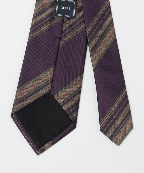 SHIPS / シップス ネクタイ | SHIPS: ラグジュアリー シルク メランジ ストライプ ネクタイ | 詳細1