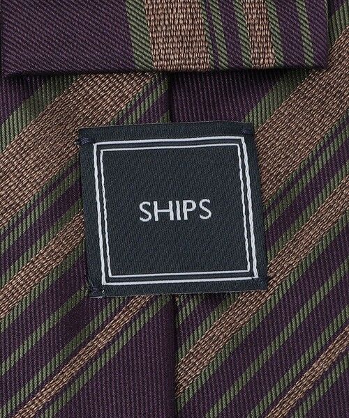 SHIPS / シップス ネクタイ | SHIPS: ラグジュアリー シルク メランジ ストライプ ネクタイ | 詳細2
