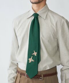 SHIPS / シップス ネクタイ | 【SHIPS別注】Stefano Cau: エンブロイダリー アニマル ネクタイ