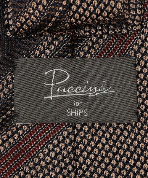 SHIPS / シップス ネクタイ | Puccini:  シルク ブークレ ストライプ ネクタイ | 詳細3